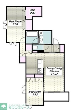 グランウェストの物件間取画像